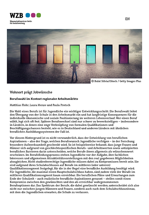 Bild für Wohnort prägt Jobwünsche