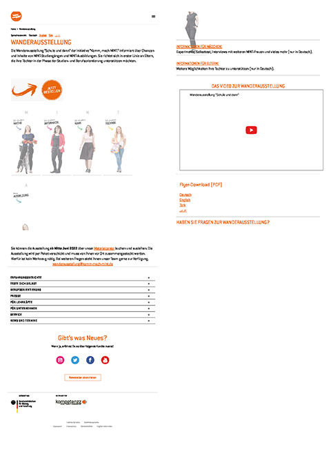 Bild für Wanderausstellung „Schule und dann?“