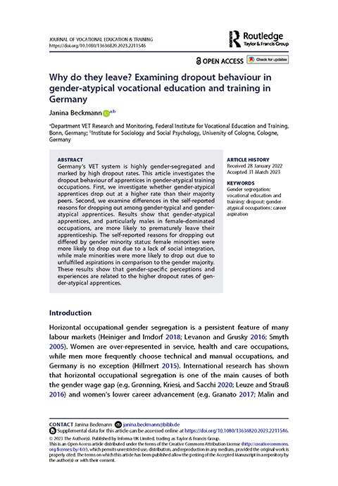 Bild für Why do they leave?