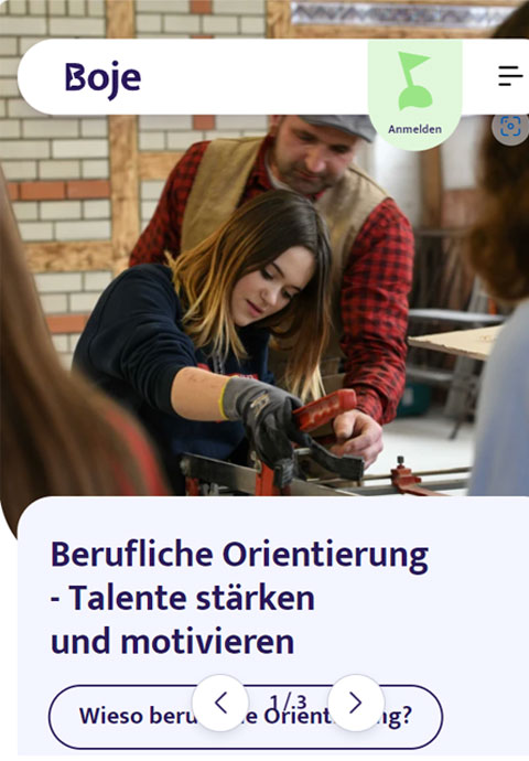 Bild für BOje (Berufliche Orientierung jederzeit erreichbar)