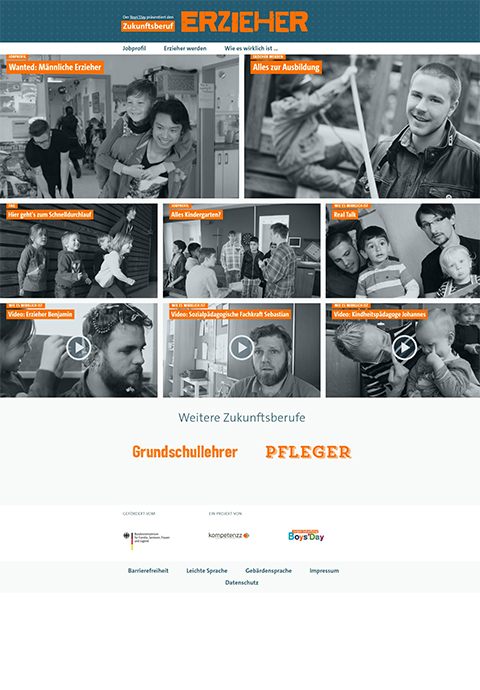 Bild für Zukunftsberuf Erzieher