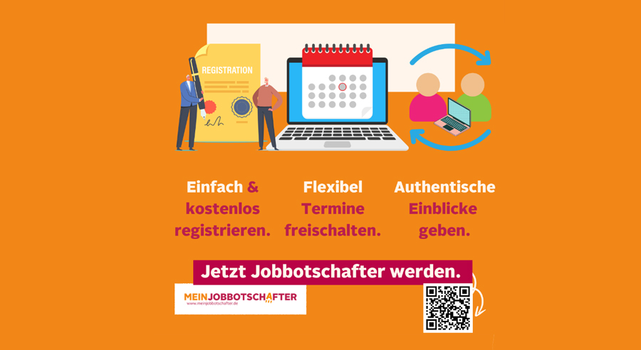 Ehrenamtlich Jobbotschafter*in werden und jungen Menschen digital bei der Berufsorientierung helfen