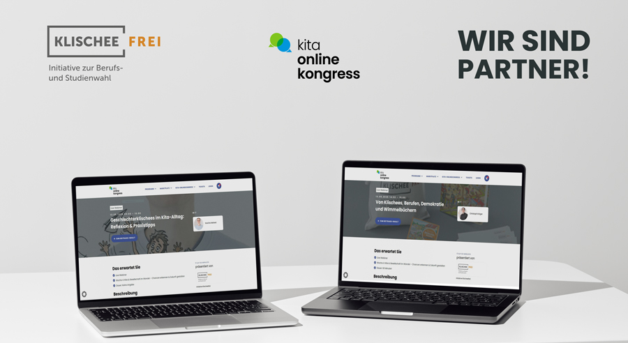 Kita-Onlinekongress 2026: Klischeefrei-Webinare am 12. und 13. Mai