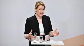 Bundesministerin für Familie, Senioren, Frauen und Jugend Franziska Giffey