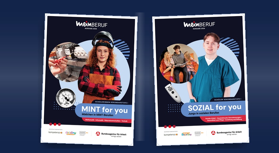 Neue Themenhefte zur klischeefreien Berufsorientierung