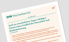 Frauen erledigen Großteil der Hausarbeit und Kinderbetreuung