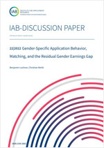 Gender-Specific Application Behavior, Matching, and the Residual Gender Earnings Gap